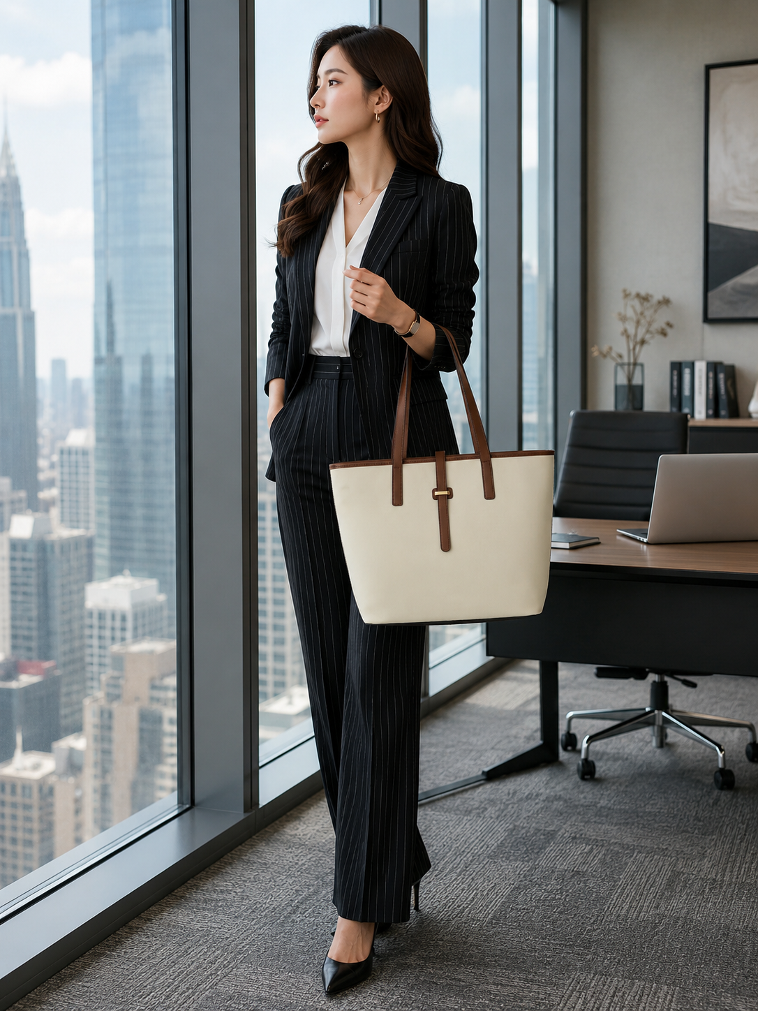 Women's classy Tote Bag with Shoulder Strap