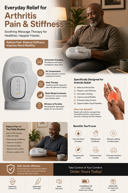 Therapeutic Pain Relief  Hand Massager