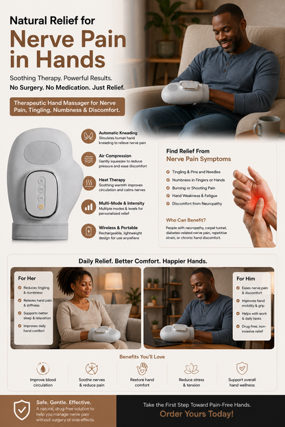 Therapeutic Pain Relief  Hand Massager