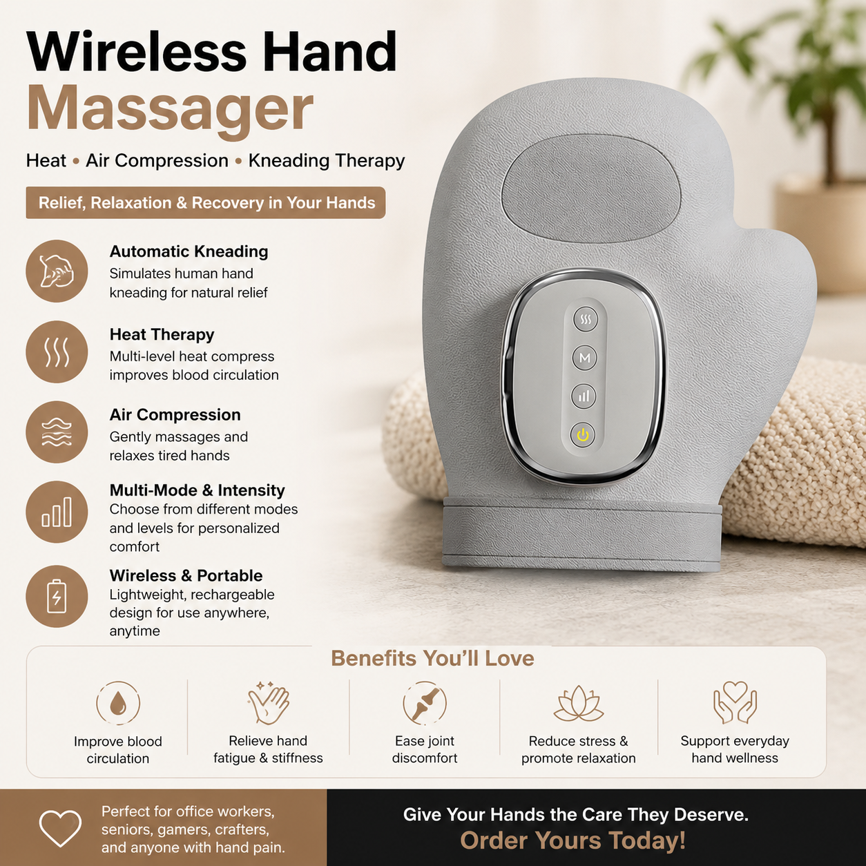 Therapeutic Hand Massager