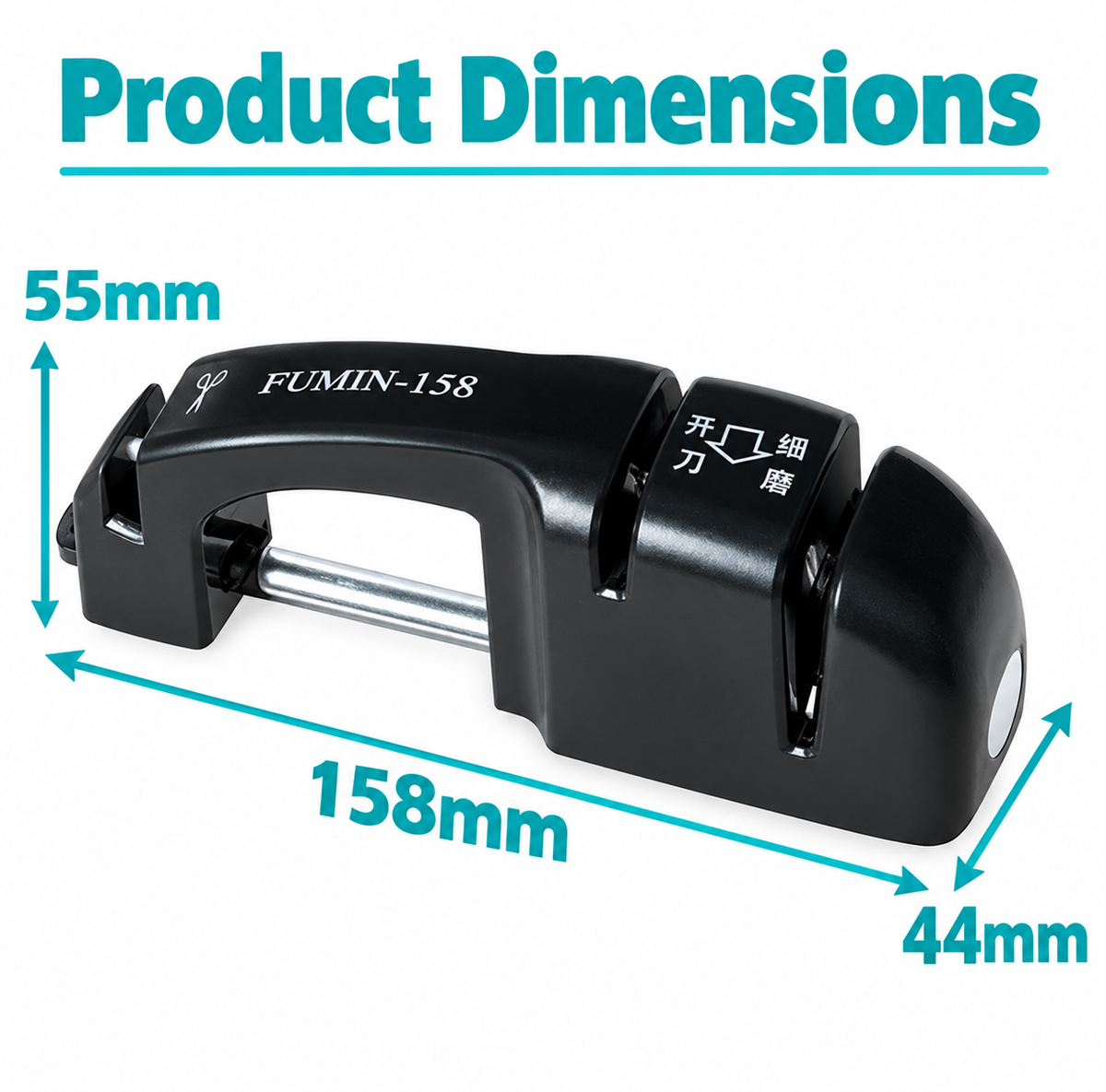 Manual knife sharpener