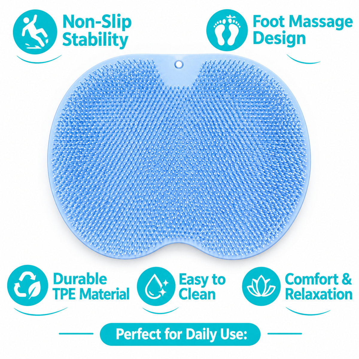 Foot Massage Pad with Suction Cups