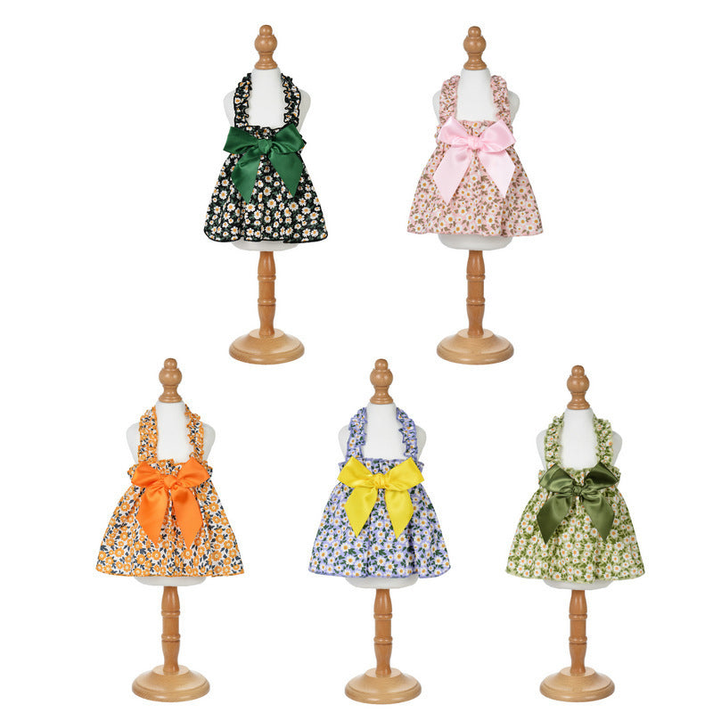 Tiny  Dog Daisy Shoulder Strap Dress