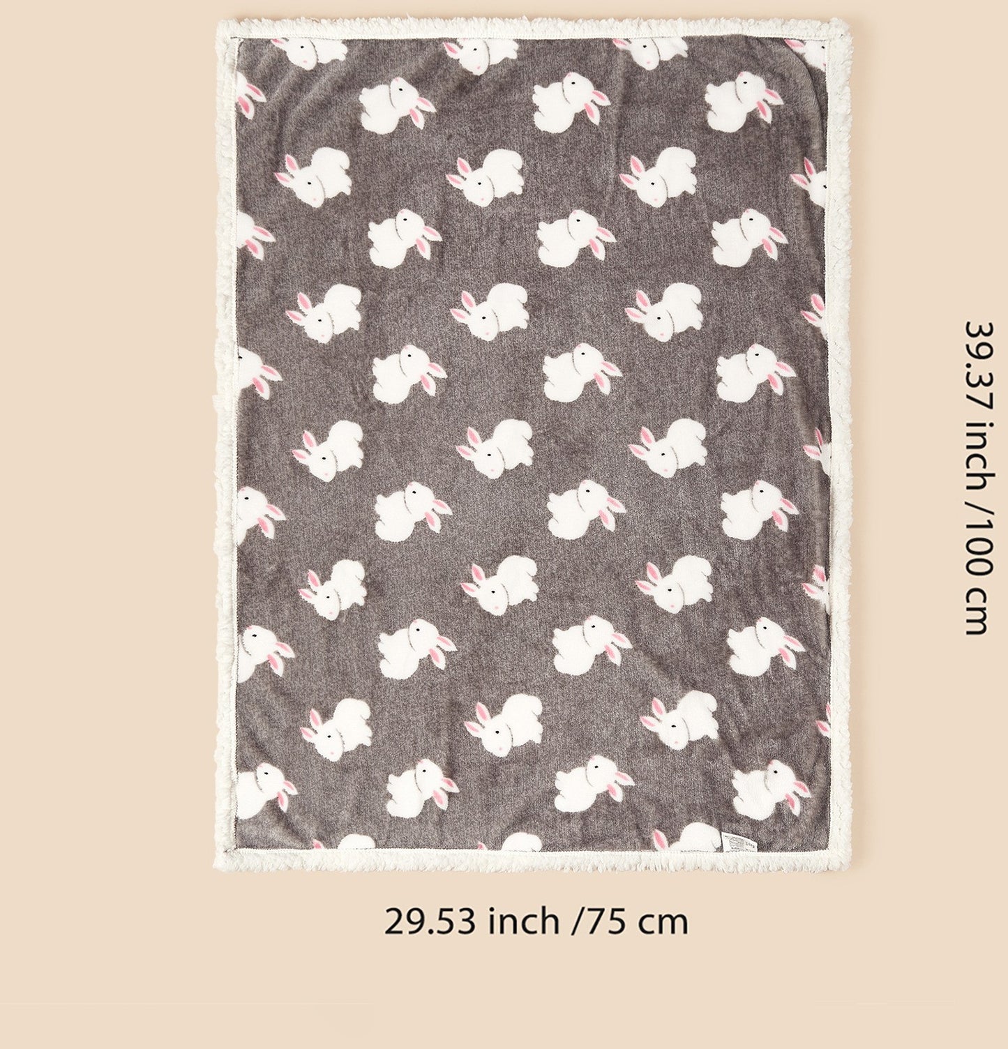 Cartoon Animal Flannel Baby Blanket