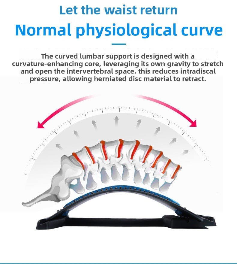 Ergonomic Magnetic Massage Lumbar Cushion
