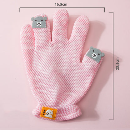Pet Grooming Gloves – Deshedding & Massage Gloves for Cats & Dogs