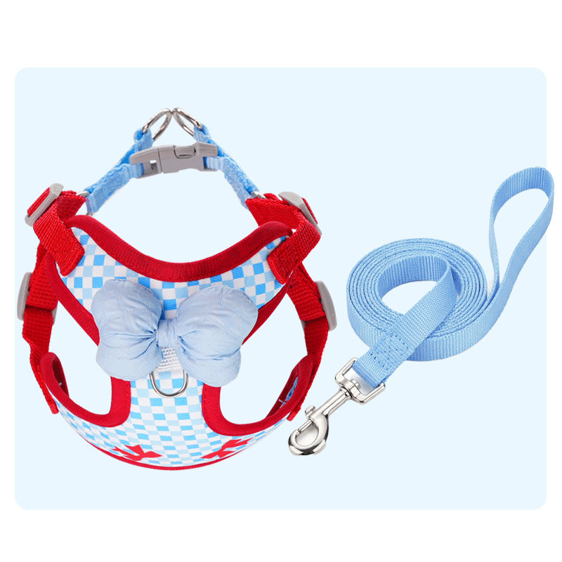Reflective Adjustable Dog Harness with Leash