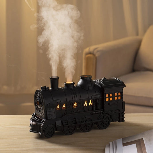 Train Air Humidifier Ultrasonic Aromatherapy Diffusers Mist Maker Fragrance Essential Oil Aroma Difusor Remote Control 300Ml