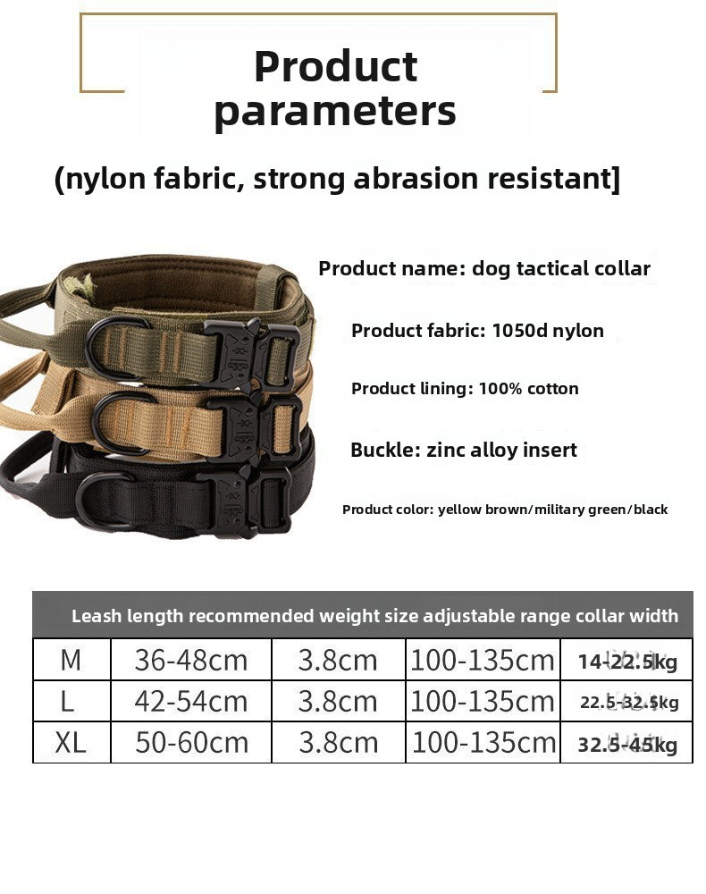 Adjustable Nylon Dog Collar