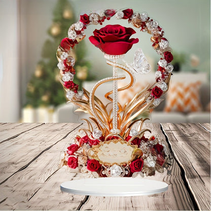 Timeless Acrylic Rose Display