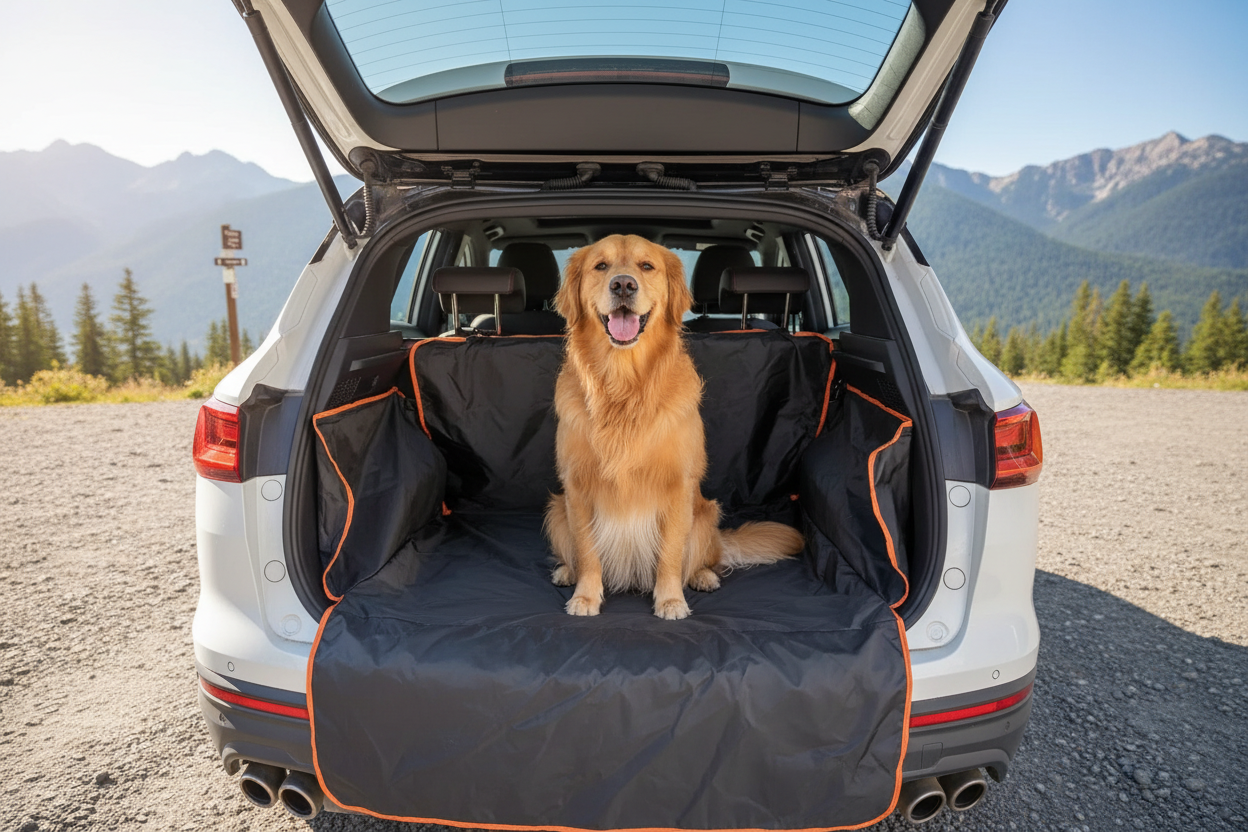 Cargo Liner - Golden Retriever Adventure