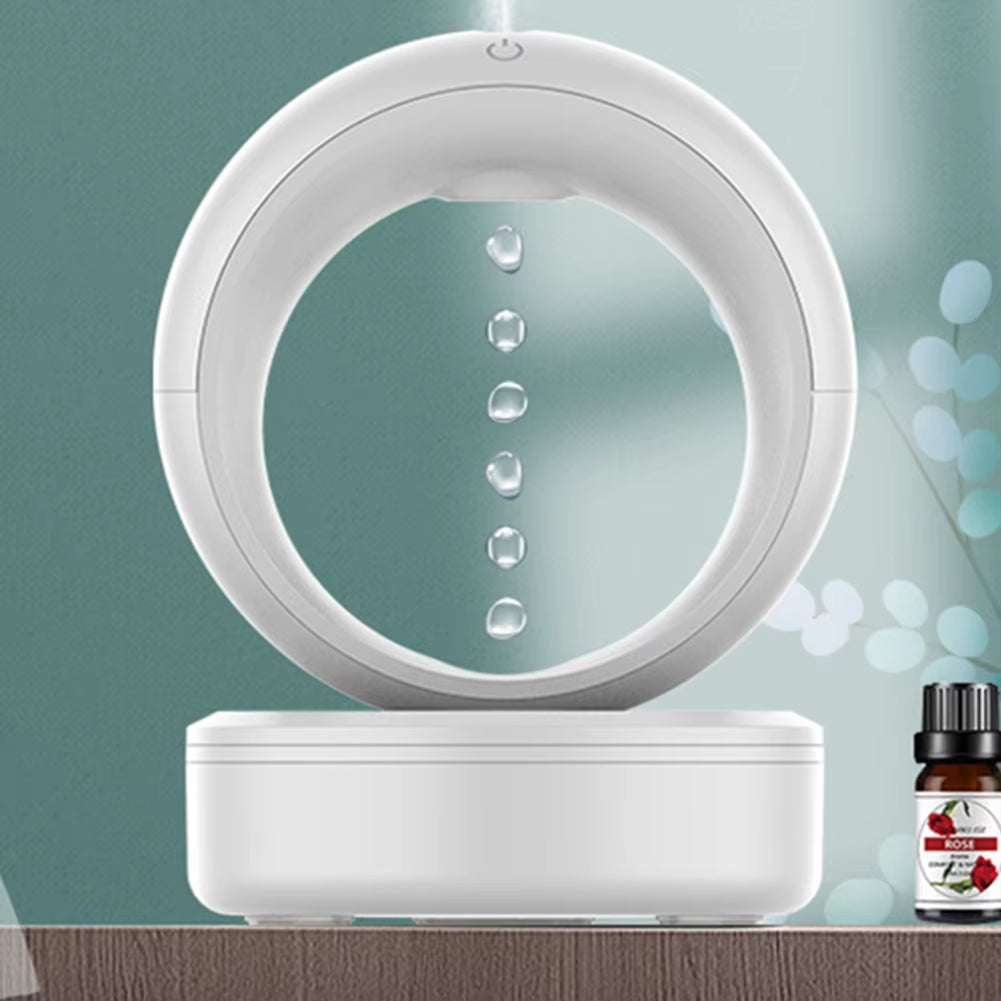 680Ml Anti-Gravity Air Humidifier Water Drop Mist Maker Fogger Electric Humidifiers Aromatherapy Diffuser Household Air Purifier