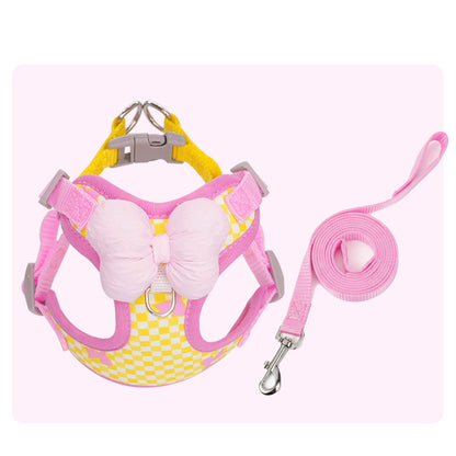 Reflective Adjustable Dog Harness with Leash