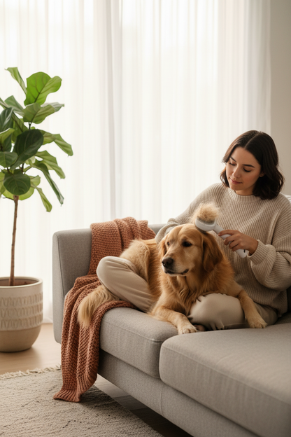 Cozy living room pet grooming with product 5