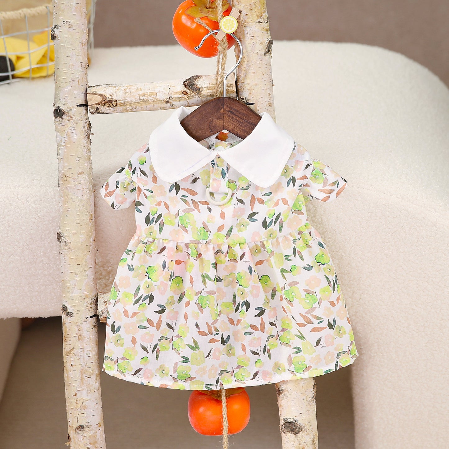 Floral Pet Dress for Small Dogs and Cats