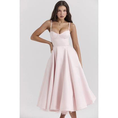 Elegant French Mesh Princess Dress