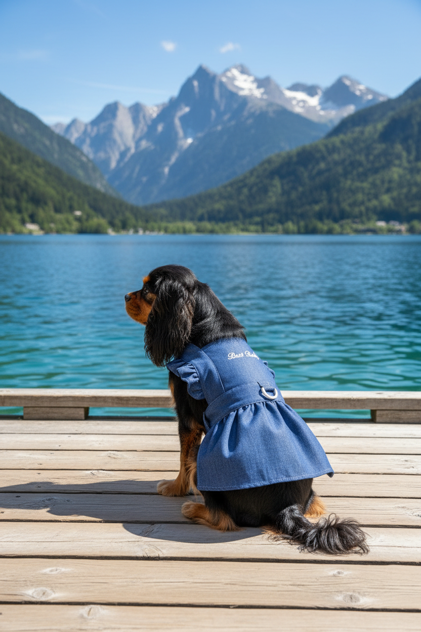Denim Dress Cavalier Lake Pier