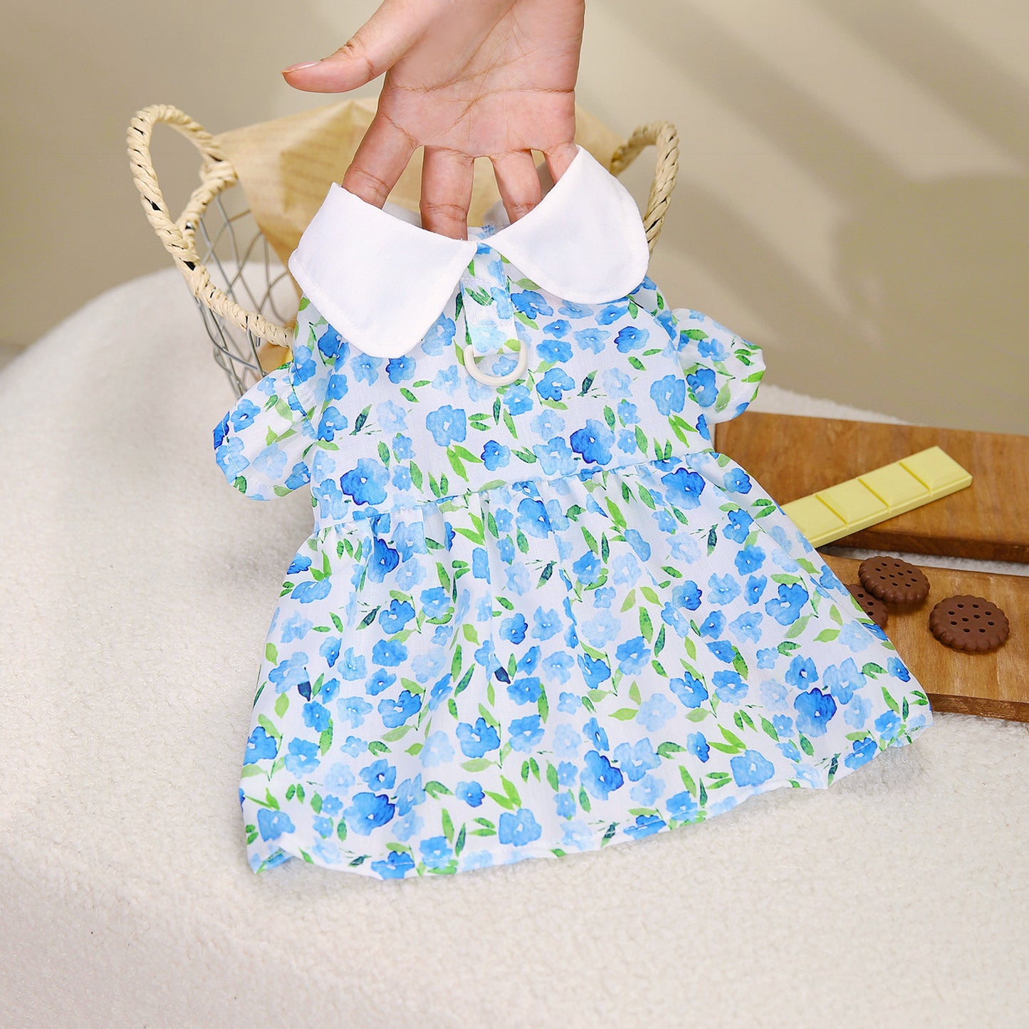 Floral Pet Dress for Small Dogs and Cats