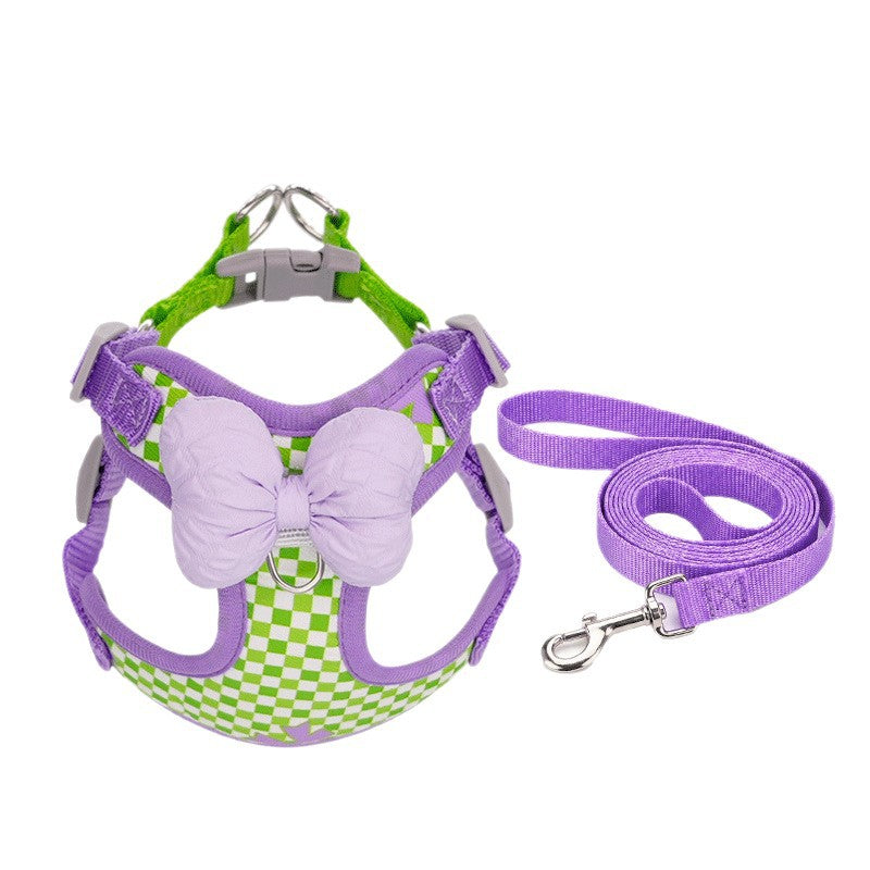 Reflective Adjustable Dog Harness with Leash