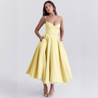 Elegant French Mesh Princess Dress