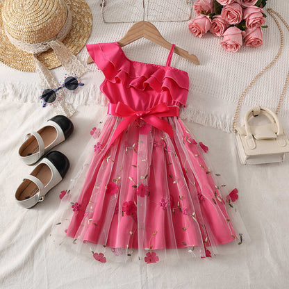 Girl's one strap dress