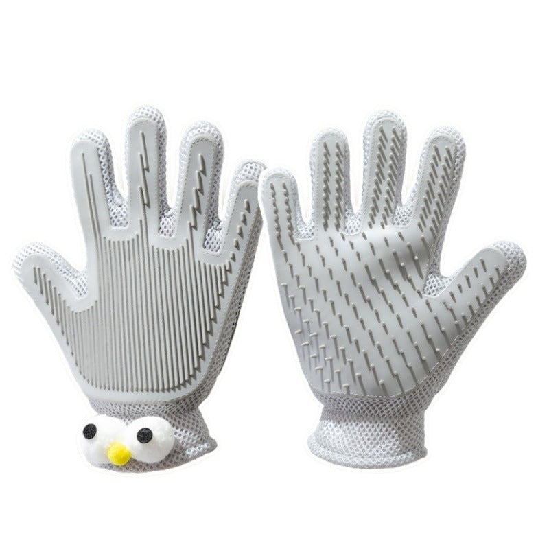 Pet Grooming Gloves – Deshedding & Massage Gloves for Cats & Dogs