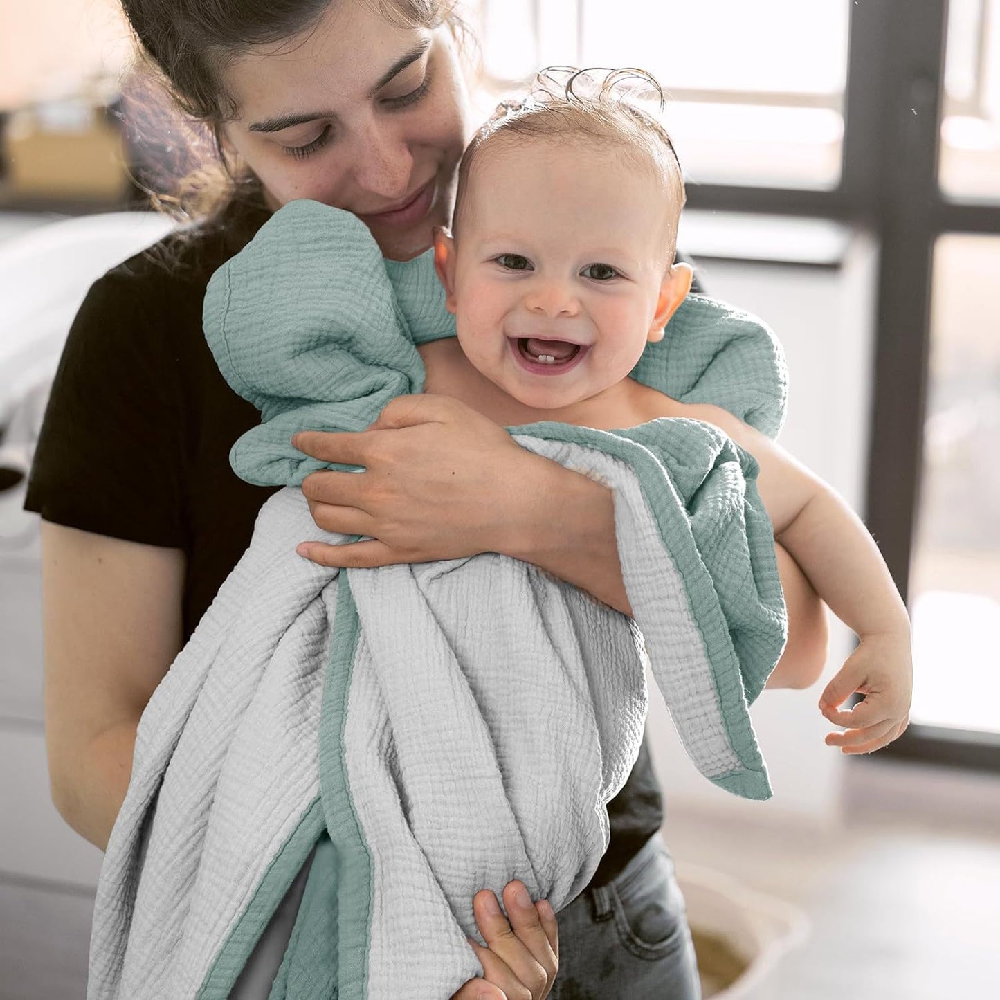Comfy Crepe Baby Blanket
