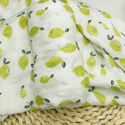 Baby Bamboo Fiber Swaddle Blanket .