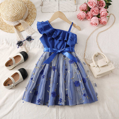 Girl's one strap dress