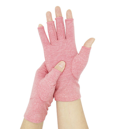 Hemp Gray/Black Half-Finger Compression Gloves – Fitness & Rehab