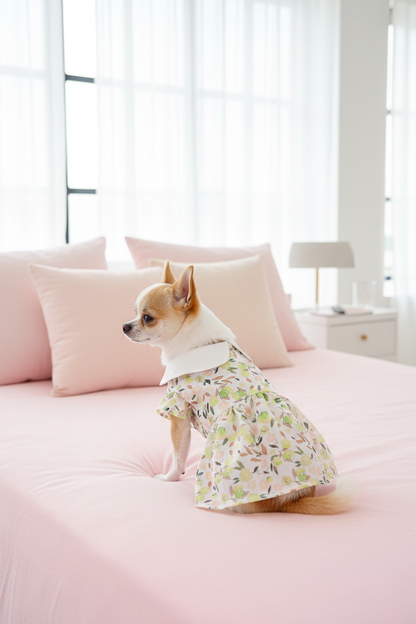 Floral Dress Indoor Bedroom