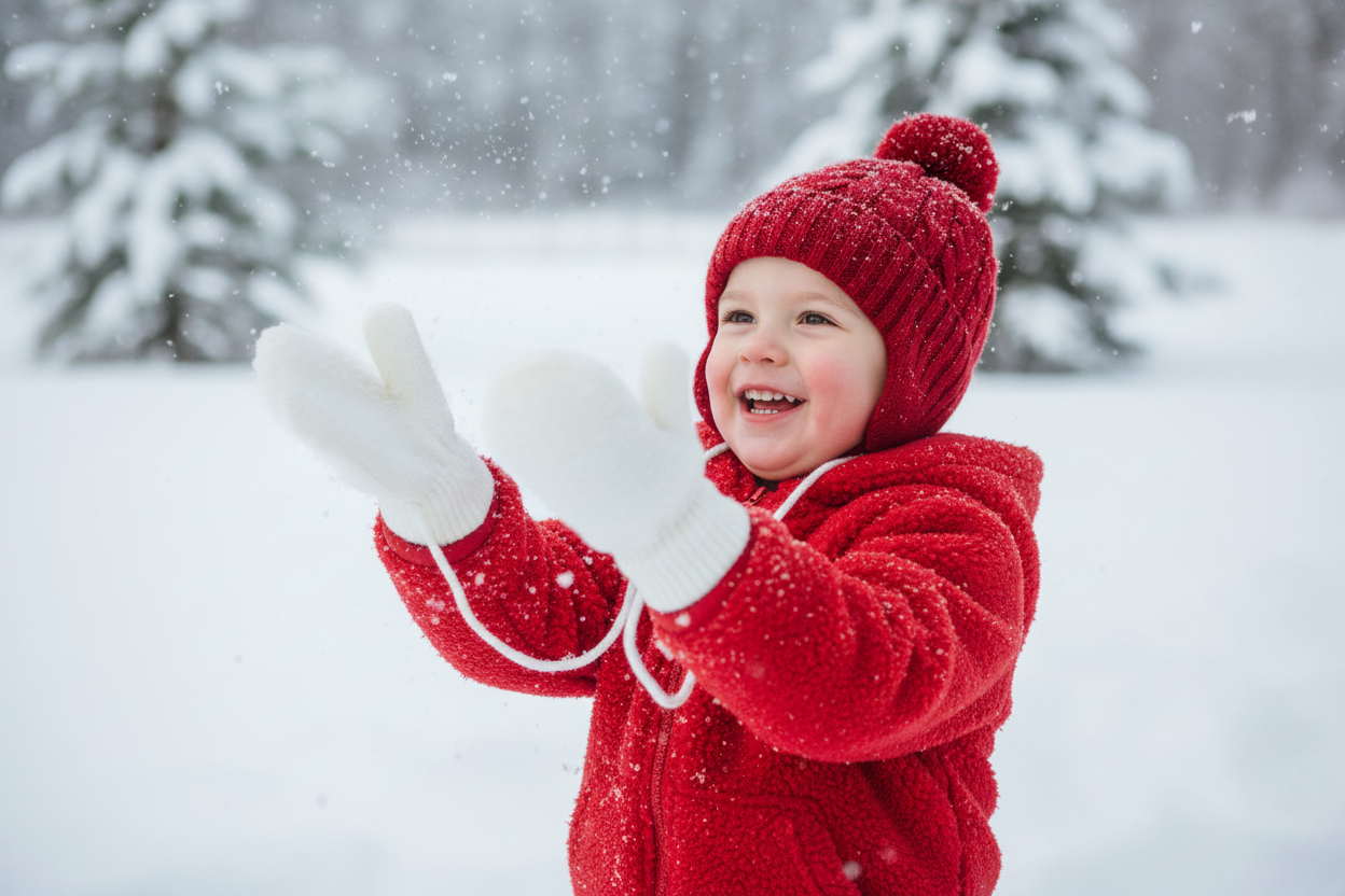 Kids Gloves Snow