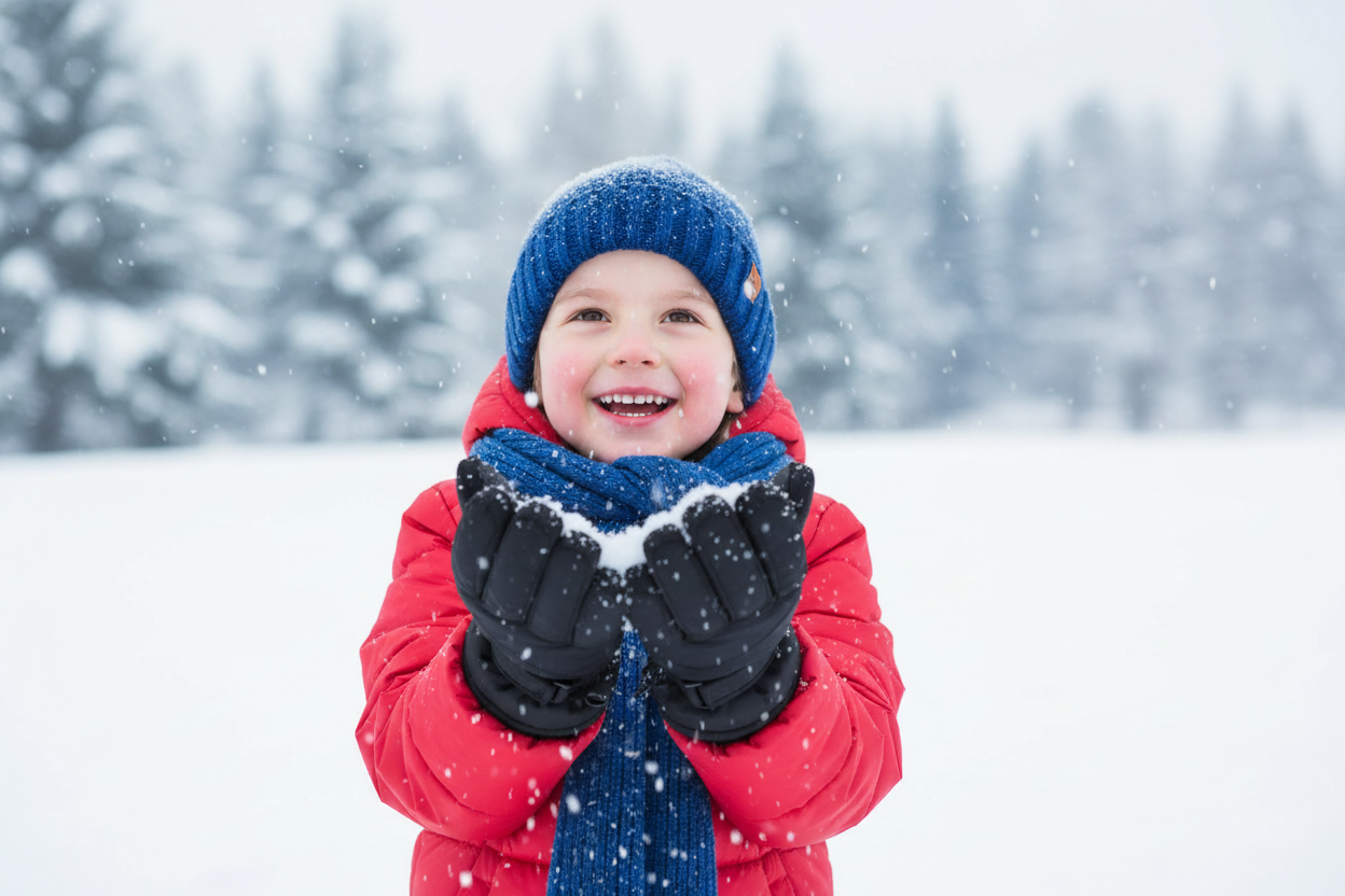 Kids Winter Gloves Snow