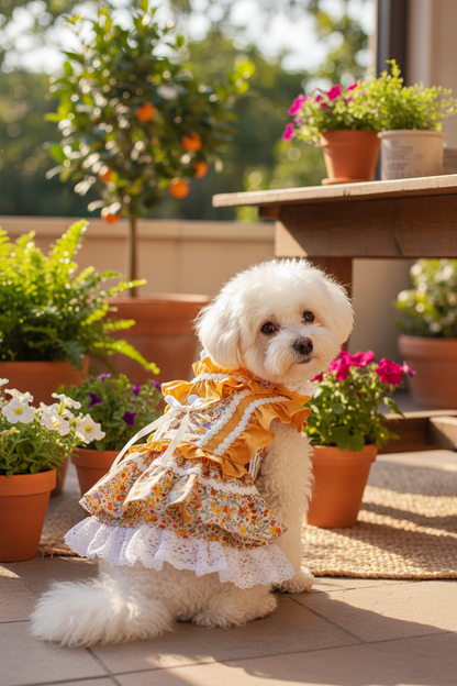 Lolita Pet Dress - Patio Setting