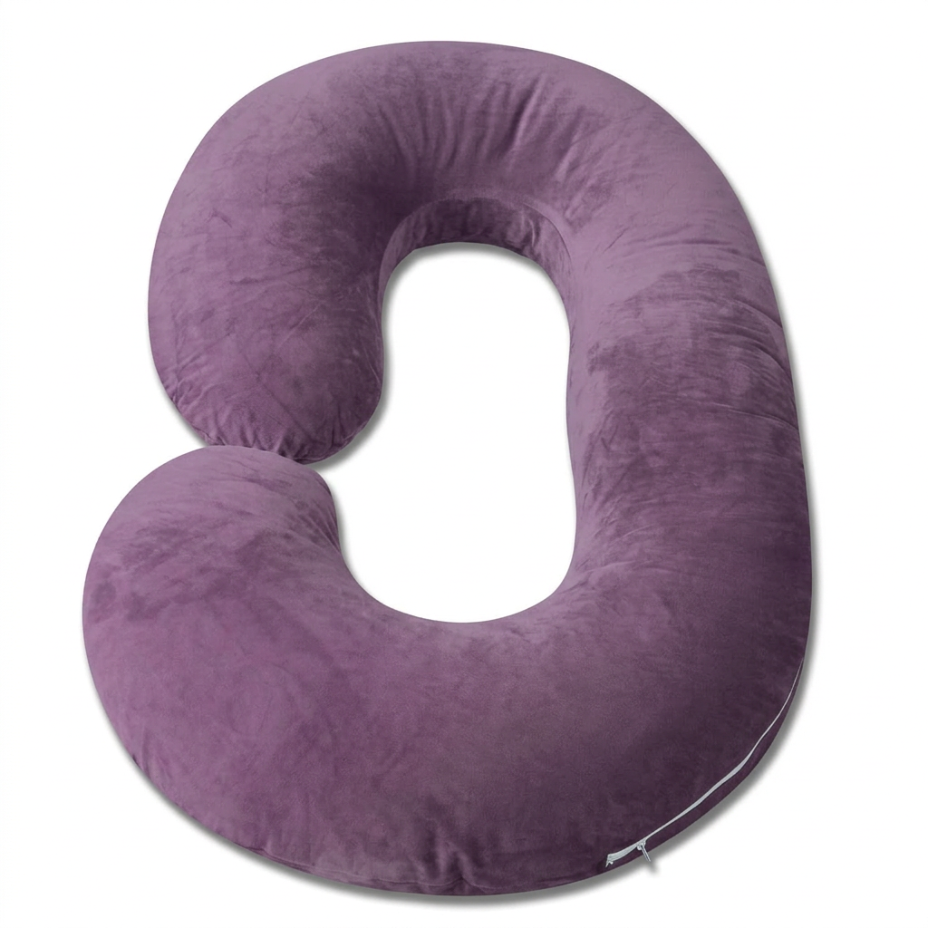 Original lavender pillow with the lady removed