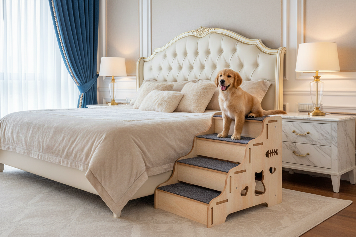 Pet Stairs Luxury Bedroom 2