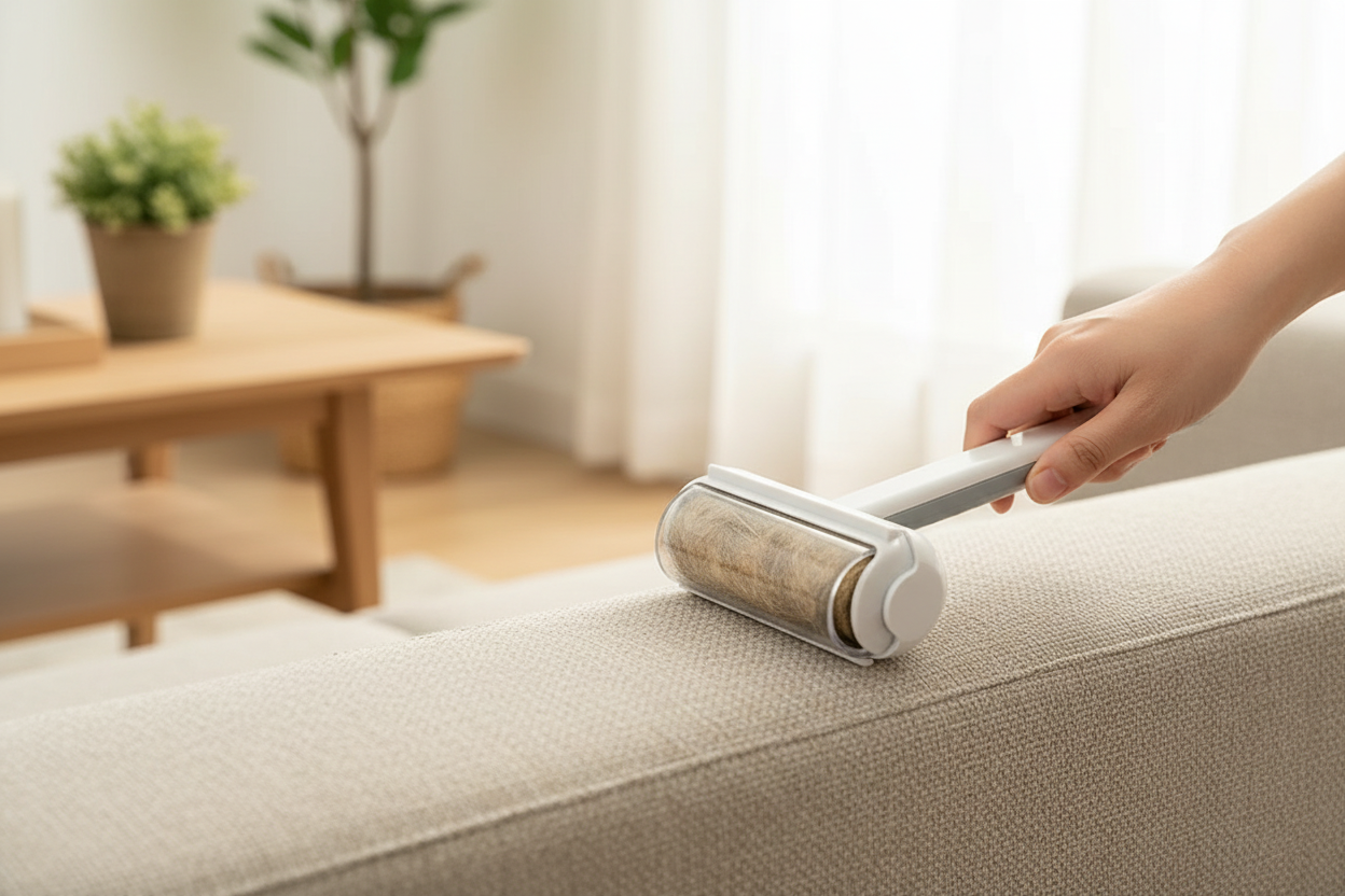 Portable Pet Hair Remover Roller close-up