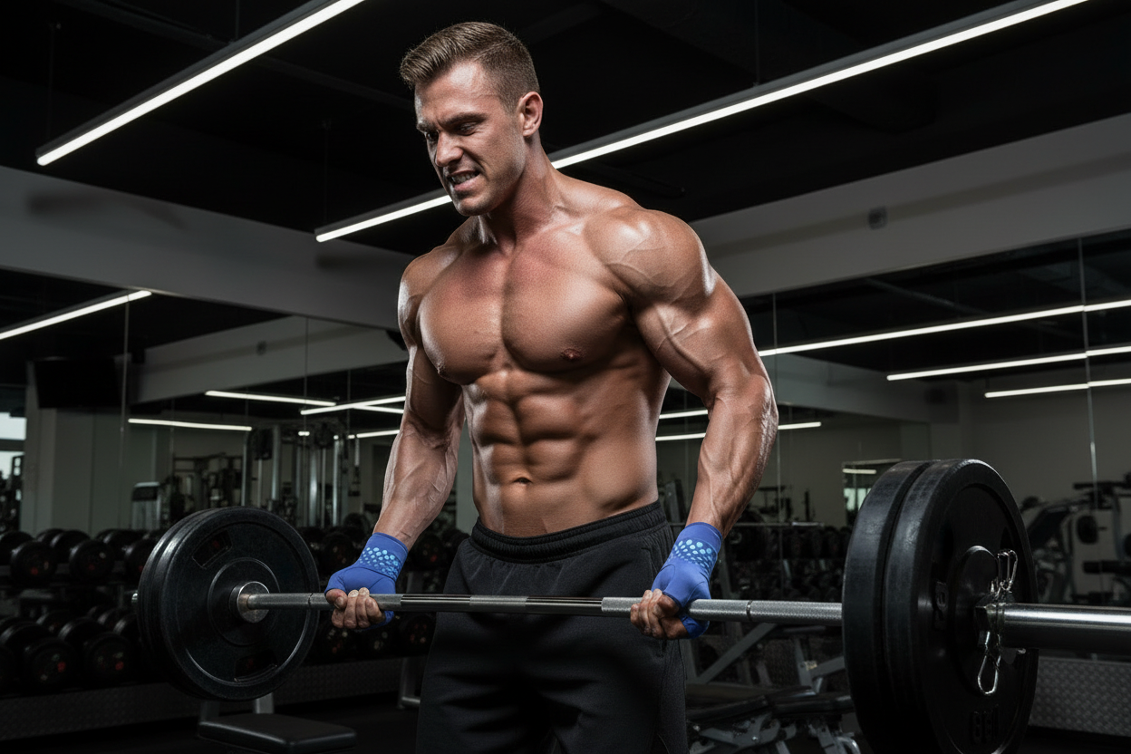 ReviveGel Fingerless Compression Gloves - Bodybuilder V2