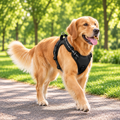 Square lifestyle image of the dog harness