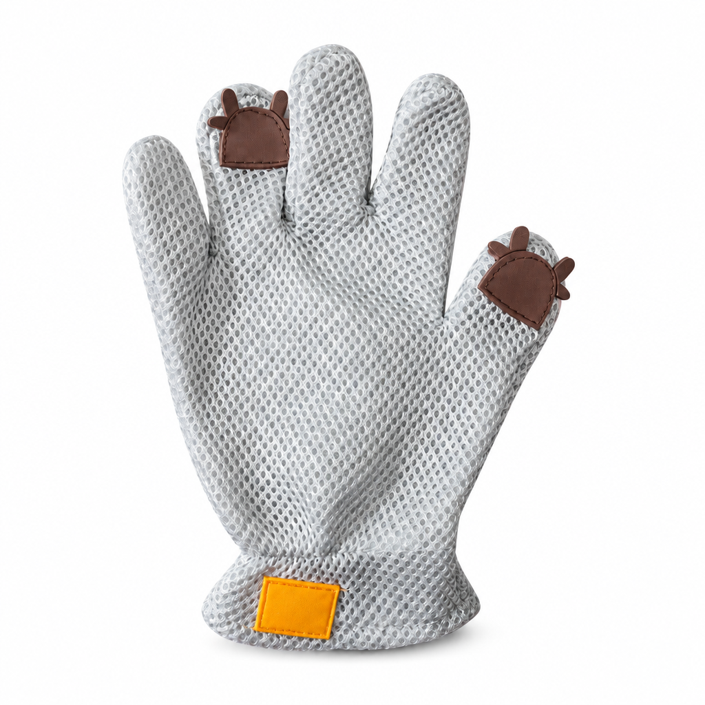 Pet Grooming Gloves – Deshedding & Massage Gloves for Cats & Dogs