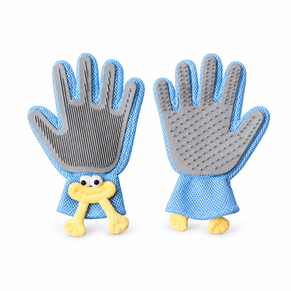Pet Grooming Gloves – Deshedding & Massage Gloves for Cats & Dogs