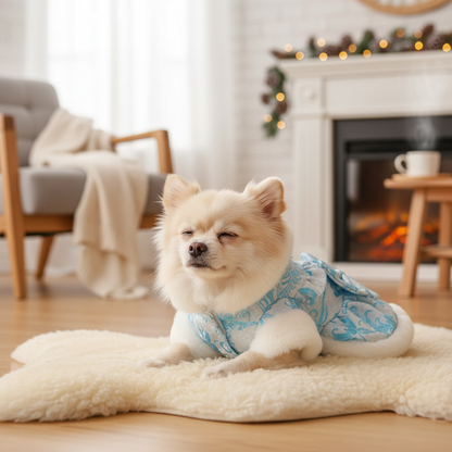 Thick Winter Pet Dress Lifestyle