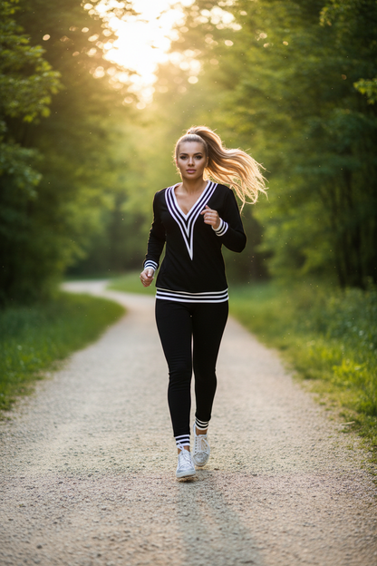 Tracksuit on Running Path