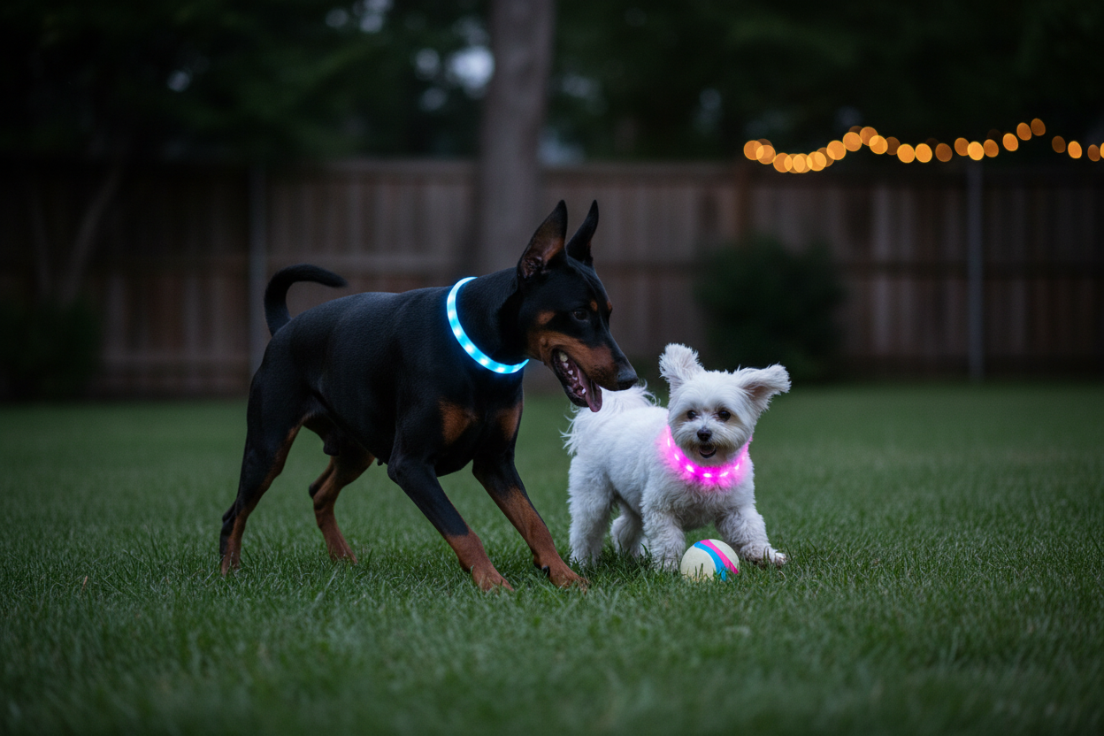 Two Dogs Playing